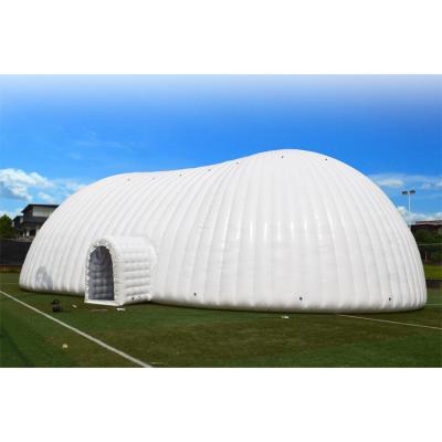 China Durable / Security / Beautiful Blue Springs Outdoor Inflatable House Tent , Large Airtight Inflatable Event Dome Tent for sale