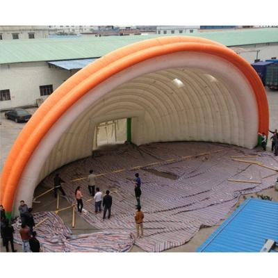 China Durable / Safety / Handsome Blue Springs Giant Inflatable Dome Tent For Event , Large Geodesic Round Inflatable Party Dome Tent for sale