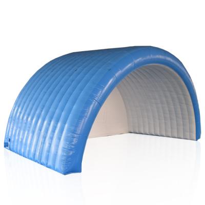 China Durable / Safety / CE Blue Springs PVC Inflatable Dome Tent , Inflatable Round Roof Tent for sale