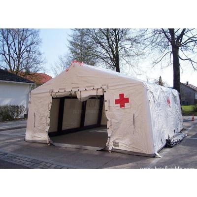 China Durable / Safety / Blue Springs Lovely Waterproof PVC Inflatable Medical Tent , Inflatable Hospital Emergency Tent for sale