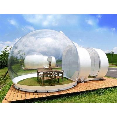 China Durable / Safety / Clear Party Bubble Tent Outdoor Inflatable Marquee Beautiful , Inflatable Clear Bubble Hotel for sale