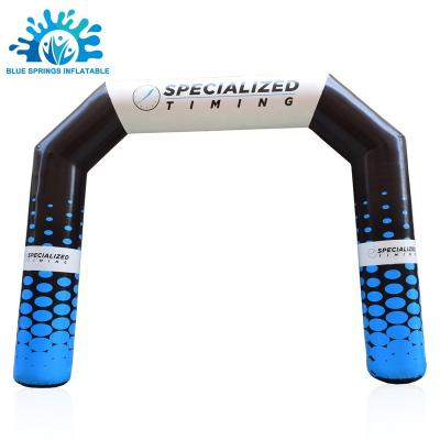 China Flame Retardant/Waterproof/UV-Blue Springs Fabricate Nylon Advertising Inflatable Arch for sale