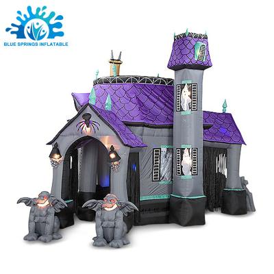 China Holiday Inflatables, Halloween Horror Holiday Decoratoion Blue Springs Inflatable Room for sale