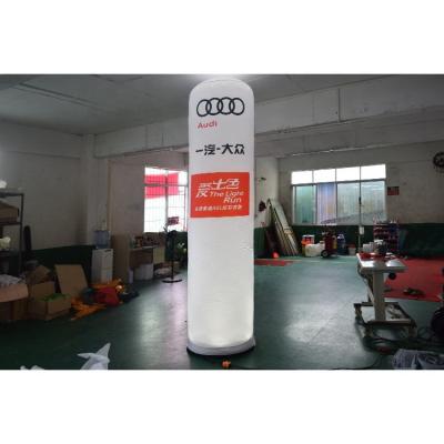 China Durable / Good Outlook Blue Springs Advertising Led Lighting Inflatable Pillar Column For Event Party for sale