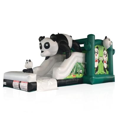 China 3-16 Year Old Child Blue Springs Castle Inflatable Jumping Bouncer House With Slide for sale