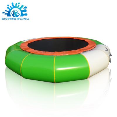 China Fireproof/waterproof/uv-blue springs water park equipment, inflatable jumping trampoline for sale