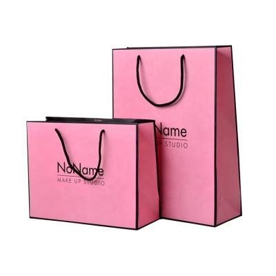 China Recyclable Bags for Small Clothing Carrier Gift Bags with Logo Sacolas Personalizadas Paperbags With Logo Print for sale