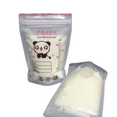 China Self Disposable Breastmilk Storage Bag Irradiation Sterilization Milk Powder Bag Zipper Bag Disposable Customized Breastmilk Dual Position for sale