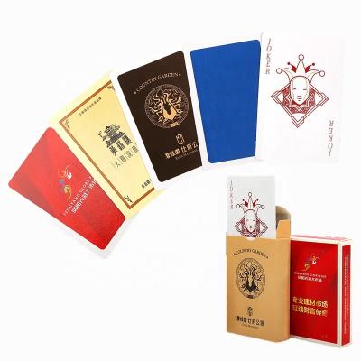 China Paper Production Enterprise Advertising Car Real Estate Customized Poker Game Cards Fichas De Poker for sale