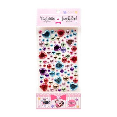 China Cartoon Sticker Children's Stereo Acrylic Gemstone Customized Personalized Stickers Diary Stickers for sale