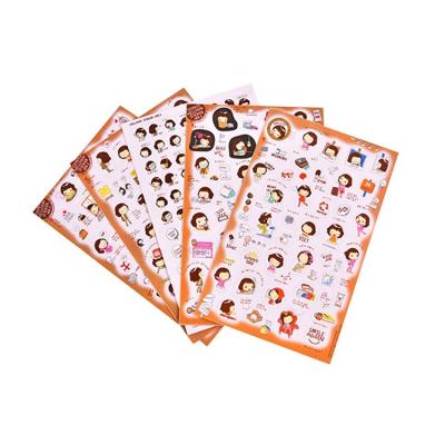 China Cartoon sticker decoration waterproof creative personality custom stickers printed packets adhesive stickers for sale