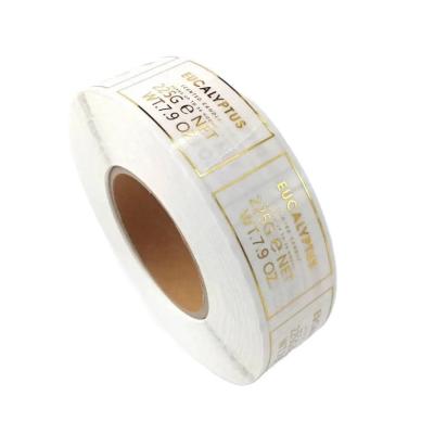 China Heat Sensitive Goods Using Low Price Transparent Vinyl Waterproof Adhesive Round Clear LOGO Sticker Roll Label Printing for sale