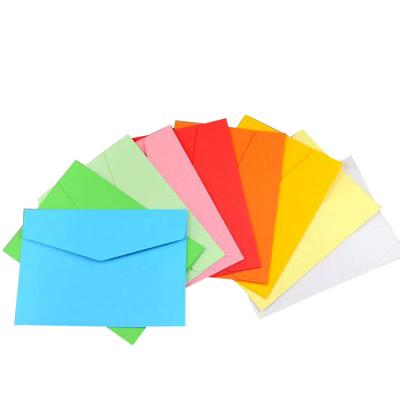 China Plain Type Custom Envelope Printing Gift Envelope Wedding Colored Paper Mailing Envelopes for sale