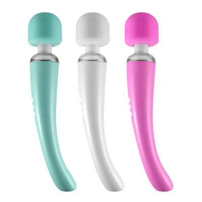 China ABS+Electronic Components+ Full Silicone Wireless Electric Body Massager, Electronic Personal Handheld Massage Vibrator for sale