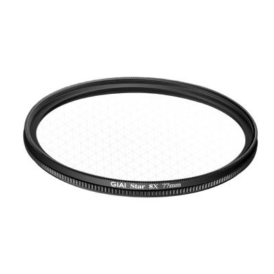 China Waterproof Camera Lens GiAi Star Cross 8x Filter 77mm Multilayer Coating Filter for dslr camera for sale