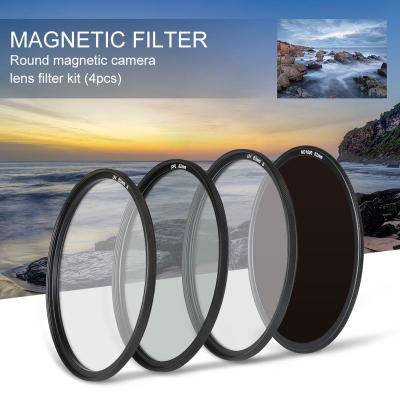 China Quick Install Magnetic Lens Filter Set Polarizing Filter Nano Coating Camera ND1000 UV Combo Filter for sale