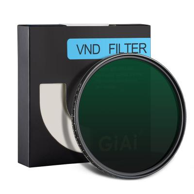 China Waterproof Variable ND Filter Camera Lens ND Filter 55mm 58mm 67mm 72mm 77mm 82mmVariable Filter For DSLR for sale