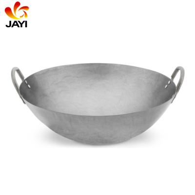 China Sustainable Chinese Carbon Steel Cookware Lifestyle Handcrafted Wok for sale