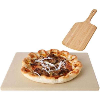 China Bakeware Sustainable Rectangular Cordierite Refractory Pizza Stone for sale