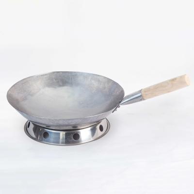 China Viable Chinese No Non Carbon Steel Stick Wok Utensil Coating Set for sale