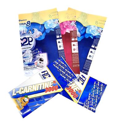 China Custom Heat Shrink Label Moisture Proof Packaging Label Plastic PVC Shrink Film Packaging for sale