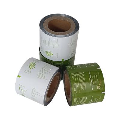 China Food Supplement 3g Moisture Proof 3 Layers Aluminum Foil Roll Film Food Grade Plastic Packaging Compound Film for sale