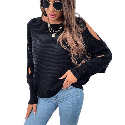 China 2021 New Autumn and Winter Women's Anti-Wrinkle Knitwear Bat Sleeve Sweater Sweater for sale