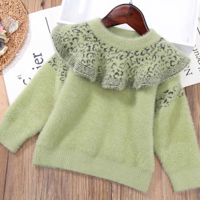 China Casual Fashionable Custom Baby Winter Clothes Cotton Chunky Knitted Newborn Baby Child Kids Girls Sweaters for sale