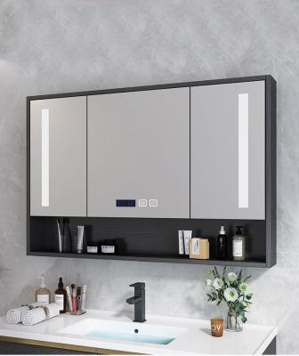 China Factory Price Touch Light Switch Led Cheap Mirror Bathroom Mirror Cabinet 3 Color Changeable With Light for sale