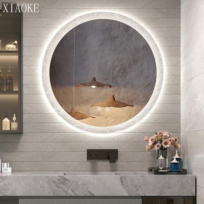 China High Quality Illuminated Backlit Xiaoke And Front Led Touch Screen Glass Shatterproof Smart Mirror For Bathroom for sale