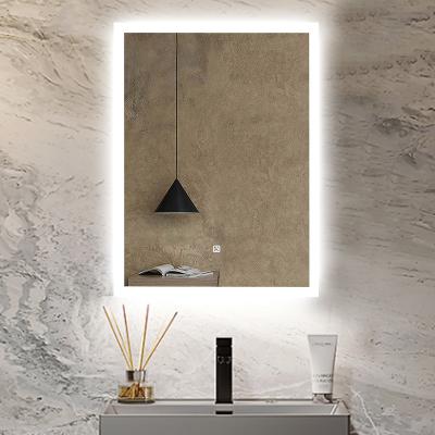 China Xiaoke Illuminated ODM / Smart Vanity Led Touch Sensor Switch Mirror OEM Modern Design For Hotel Bathroom for sale