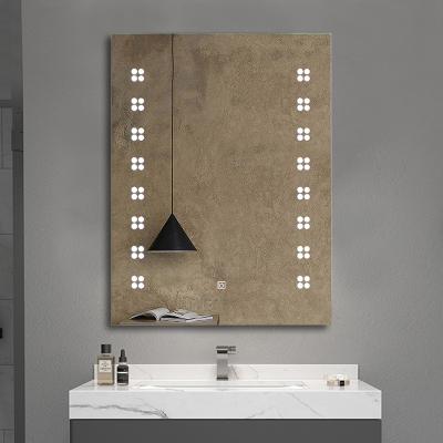 China 2023 Wholesale Hot Selling Xiaoke Touch Screen Smart Switch Illuminated Waterproof Luxury Wall Mirror For Bathroom for sale