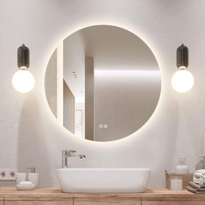 China Xiaoke 2023 Bright Shape 36 Inch Custom Round Touch Screen Led Bathroom Mirror Mounted Smart for sale