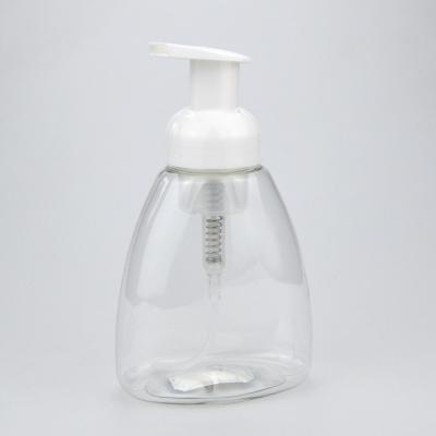 China China Wholesale Cosmetic Packaging 28/400 Clear Plastic Foaming Bottle For Foaming Pump 200ml 300ml Face Detergent Pump Bottle for sale