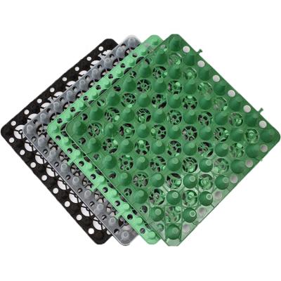 China Modern Customized Greening Garage And Roof Drainage Root Blocking HDPE Liner Drainage Plate for sale