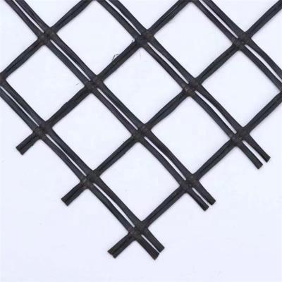 China Modern Plastic Grid Polyester Geogrid Used In Soil Reinforcement For Track for sale