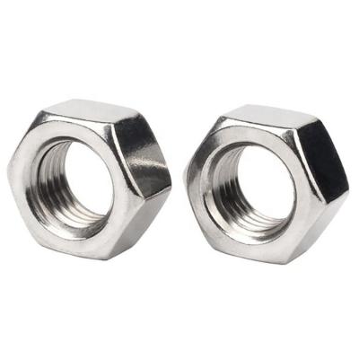 China High Strength Heavy Industry Stainless Steel M10 M12 Hexagon Head Metric Sizes 18-8 Hex Nut for sale