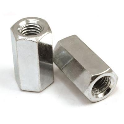 China Heavy Industry 18-8 Stainless Steel SS304 M8 DIN6334 Hex Nut Long for sale