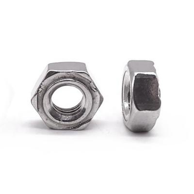 China DIN929 304 Heavy Industry Stainless Steel M10 Hex Weld Nut For Industry for sale