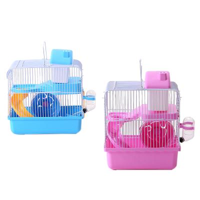 China Viable Colorful Breeding Hamster Cage Small Animal Wire Mesh Cage for sale