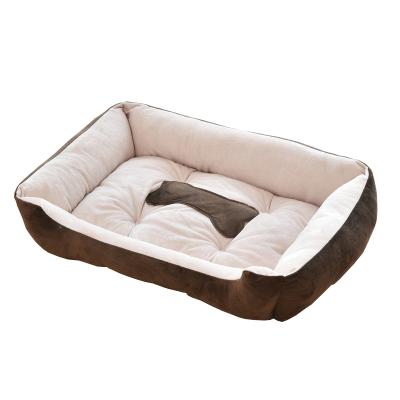 China Viable Beds Sofa Made 4pets Products Rest Paw Shape Round Princess Cheap Soft Wood Bear Luxury Pet Indoor Outdoor Bed For Dogs for sale