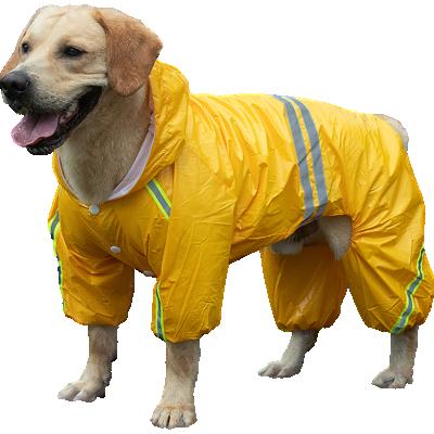 China Factory Hot Sale Stocked Stand Collar Raincoat Overalls Border Set Clothes Dog Raincoat With Cheap Price for sale