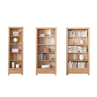 China Panel Hot Selling New Styles Many File Desk Use Small Solid Wood Bookcase for sale