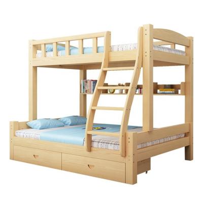 China Durable Design Kids Bedroom Furniture Bunk Solid Wood Safety Kids Bed for sale