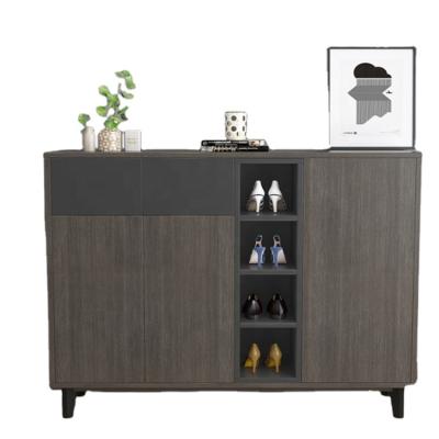 China (Size) Living Room Furniture Modern Large Storage Adjustable Wooden Shoe Cabinet Wholesale for sale