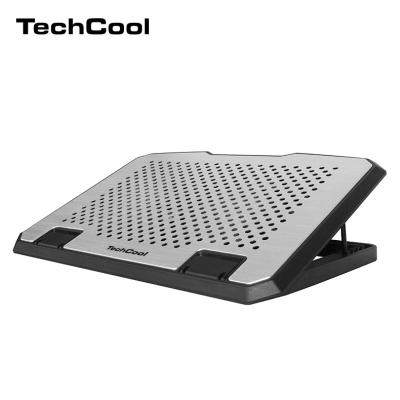 China 15inch and Below Stand Warm Wider Size Aluminum Front Products Cooling Pad for Laptop, Portable 2 USB Ports Laptop Cooler for sale