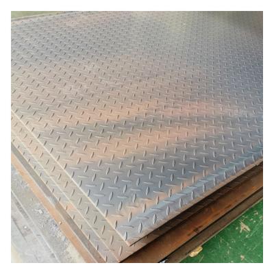 China Building Materials Supply Factory Use Iron Skid Plate 5.5mm5.75mm Pattern Steel Plate for sale