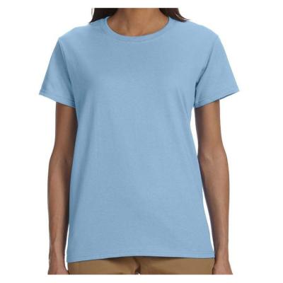 China Viable Custom Women's Oversized Casual Sleeve Half Neck Tees Drop To Shoulder Loose Plain T-Shirts for sale