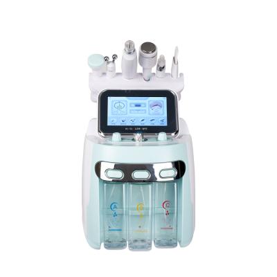 China New Style Exfoliators Big Power 6 in1 Power Hydra Microdermabrasion Machine Oxygen Jet Facial Skin Care Instrument for sale