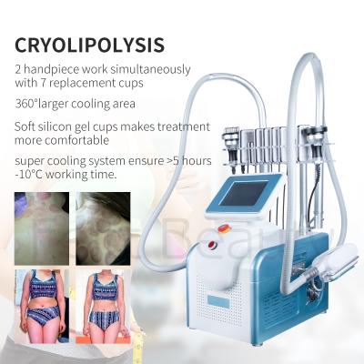 China Weight Loss Cryoslim Portable Cryotherapy Slimming Lipolaser Vacuum Cavitation Criolipolisis System Fat Freezing Machine for sale